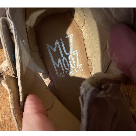 Miz Mooz Women's Fuller Open Toe Leather Sandals – Beige – Size 37 Street Style - Picture 10 of 10